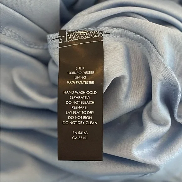 Jessica Howard Blue with Silver accents Flutter Sleeve Dress w/pockets - Picture 5 of 5